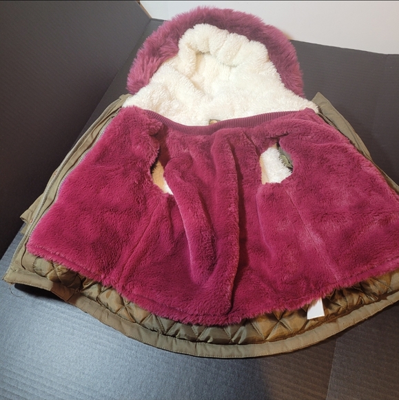 FNF girls winter coat with detached pink vest size 2 yrs - Picture 4 of 13